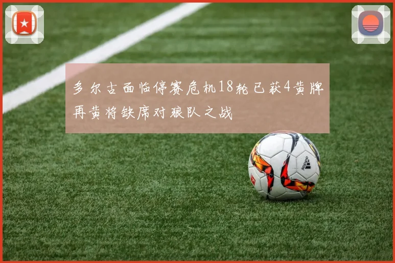 多尔古面临停赛危机18轮已获4黄牌再黄将缺席对狼队之战